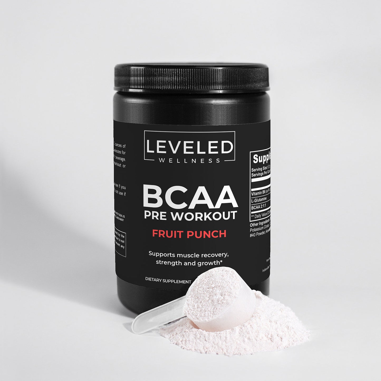 BCAA W/ PRE-WORKOUT (Fruit Punch)