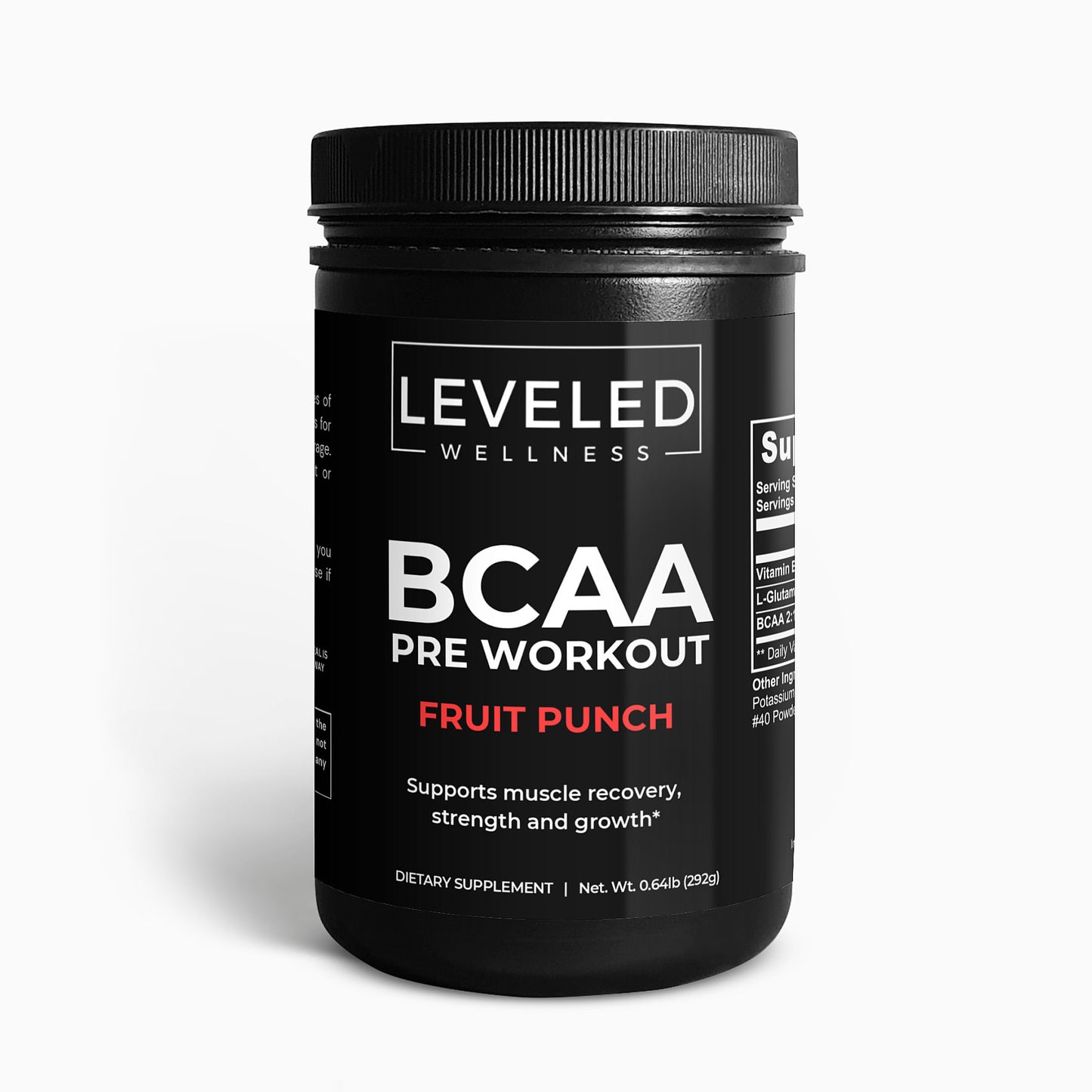 BCAA W/ PRE-WORKOUT (Fruit Punch)