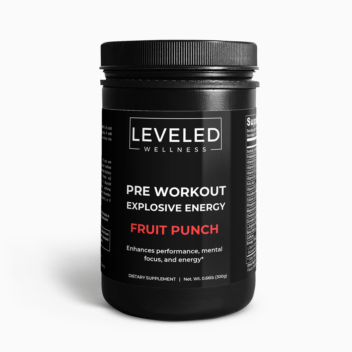 Pre-Workout  (Fruit Punch)